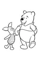 Winnie De Poeh kleurplaat 11